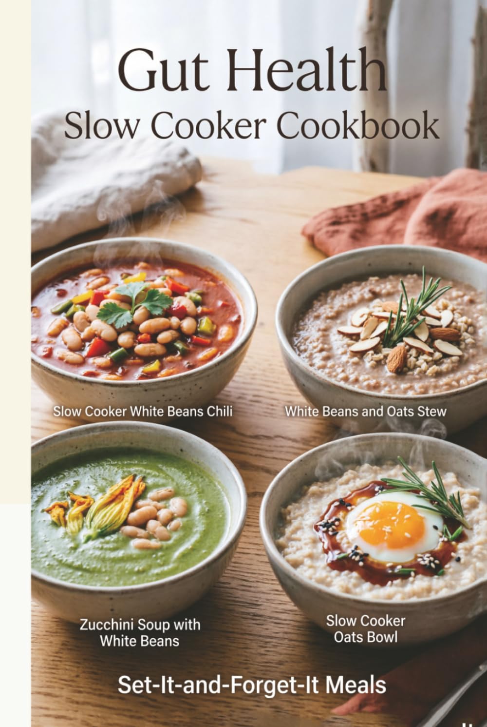 Gut Health Slow Cooker Cookbook: Set-It-and-Forget-It Recipes for Comforting, Practical Meals to Support Digestion, Calm Bloating, and Feed a Healthier Microbiome