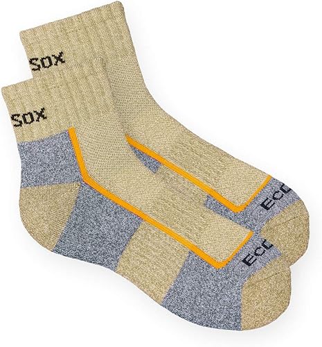 Ecosox Bambú Viscosa Active Sport Peso Ligero Cuarto Senderismo 3 Pares