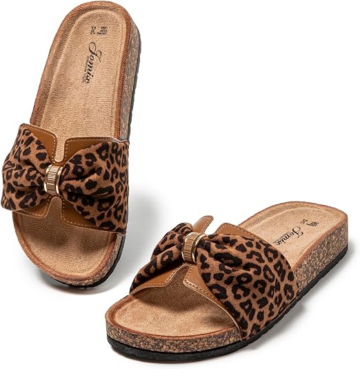 Sandales Mules JOMIX – Nœud Décoratif, Respirantes, Talon Plat, Pour Piscine, Plage, été, Léger Et Confortable