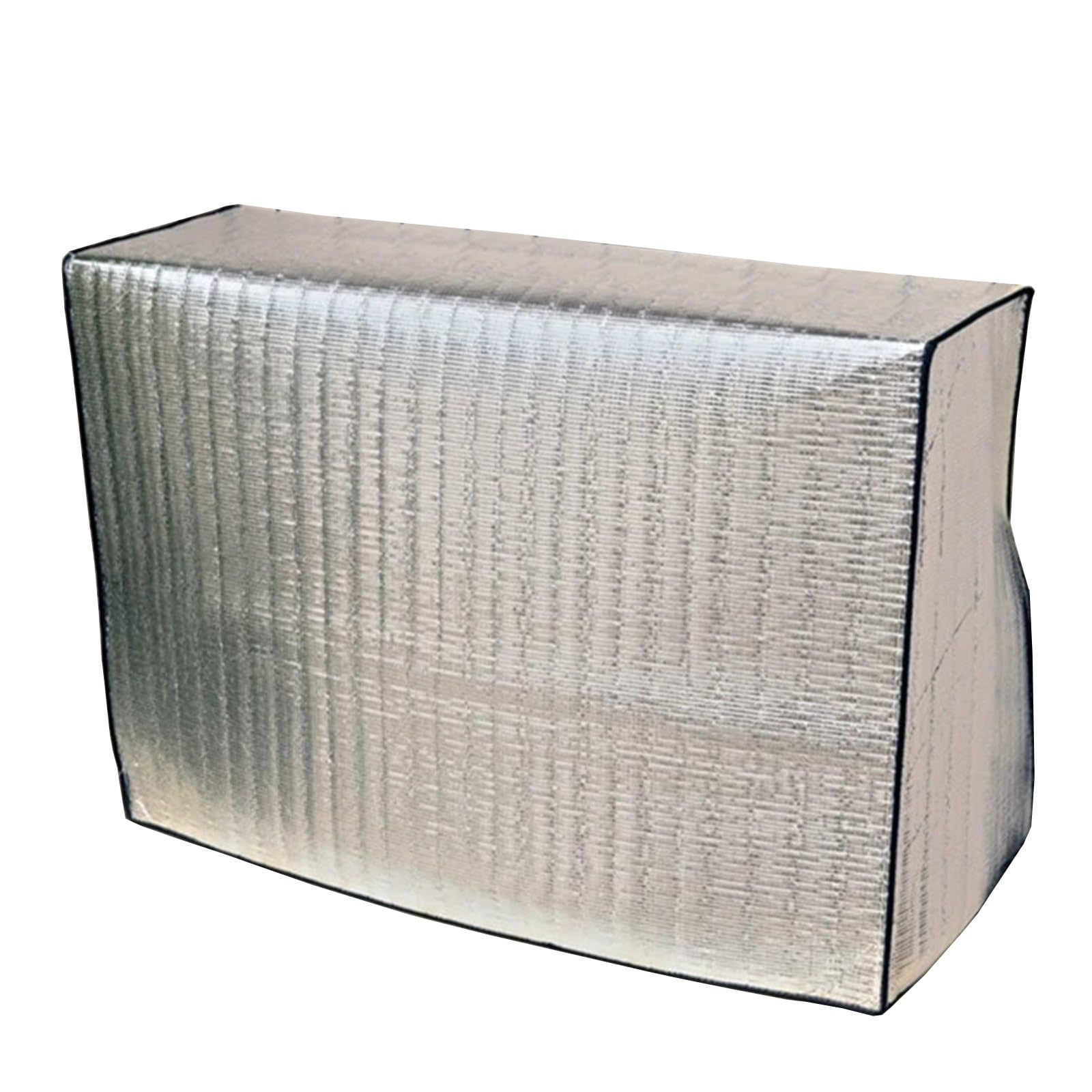 Housse De Protection Pour Climatiseur Extérieur / Pompe à Chaleur - Film Aluminium, Bande élastique - Taille 96x70x40cm