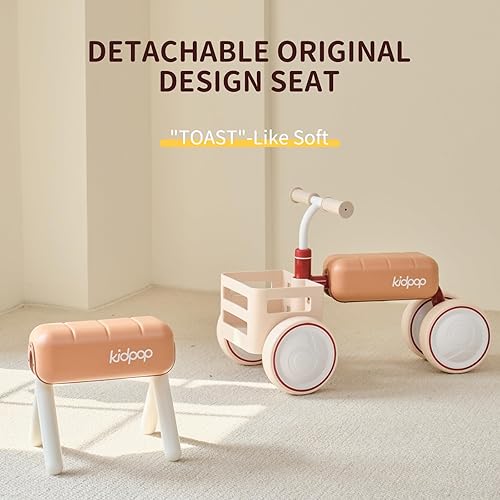 Miniatura 4 de kidpop Bicicleta de equilibrio para niños con vehículo de cuatro ruedas Toast