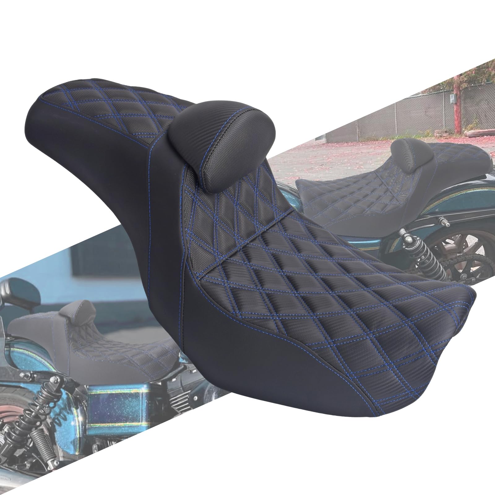 Amazon | HCmotorku バイク シート タンデムシート ピリオンシート