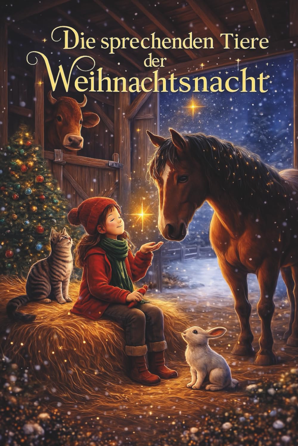 Die sprechenden Tiere der Weihnachtsnacht: Ein herzerwärmendes Weihnachtsbuch für Kinder.