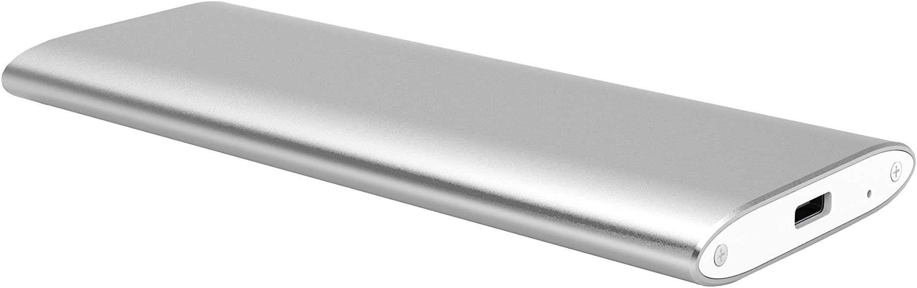 Aluminum M.2 NGFF SATA SSD to USB 3.0 External Enclosure Support UASP 2230/2242 / 2260/2280 Solid State Drive (Silver)