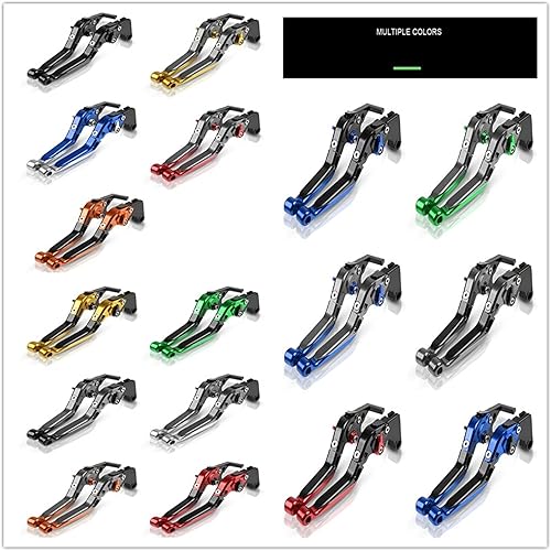 Miniatura 6 de Palanca de embrague de motocicleta CNC ajustable plegable extensible palanca de embrague de freno de motocicleta para Suzuki DL1000 V-Strom VSTROM