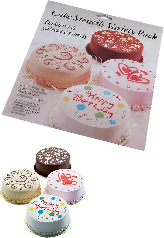 Amazon.com: YOFAN 4-Piece Variety Cake Stencil Template,Birthday Heart Flower Spirals Decorating Mold Tool : Home & Kitchen amazon-com-yofan-4-piece-variety-cake-stencil-template-birthday-heart-flower-spirals-decorating-mold-tool-home-kitchen