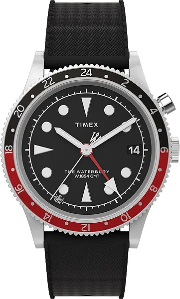 Timex Waterbury 39mm Men’s Analog Watch | Durable Stainless Steel Case | Day and Date Window | Durable Design | 100M Water Resistance