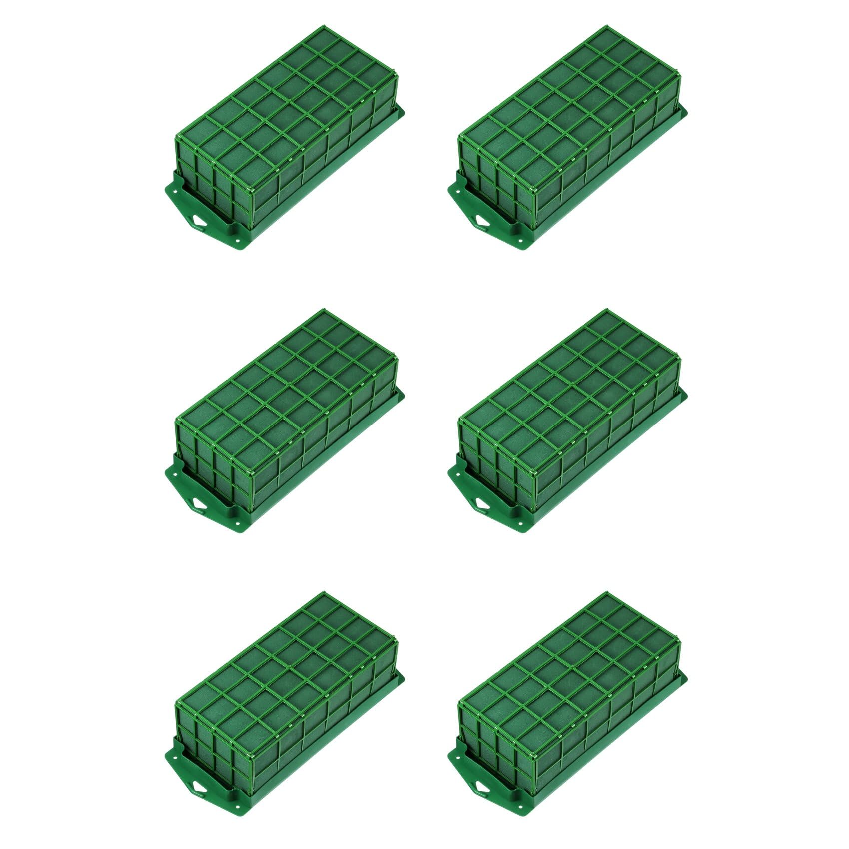 Vjsujehgy 6 Pcs Floral Foam Cage Flower Holder with Floral Foam for Flowers Cage Bowl for Table Centerpiece Floral Arrangement