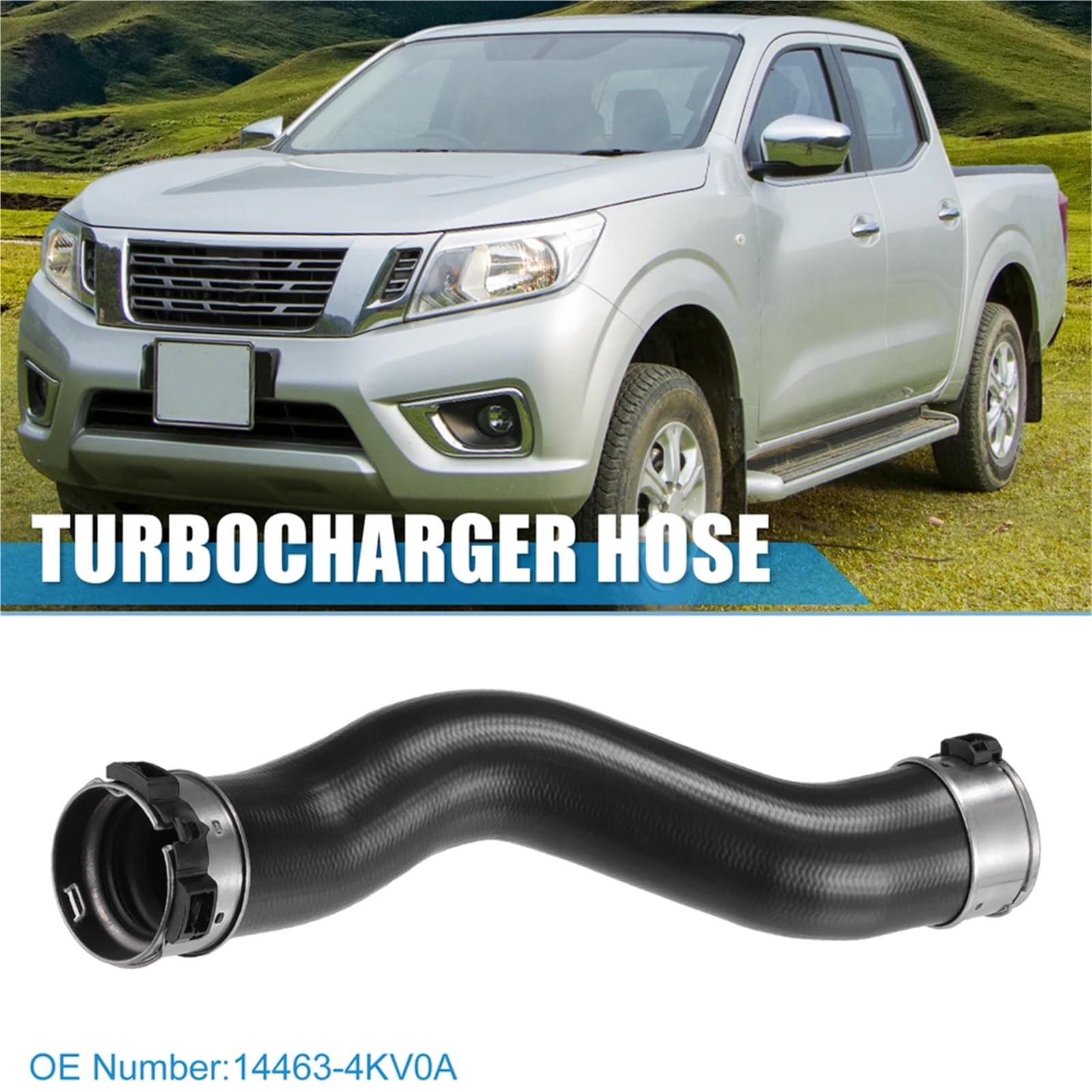 Wąż zewnętrzny intercoolera turbosprężarki samochodowej nr
