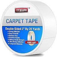 Vista 10 de YYXLIFE - Cinta adhesiva de doble cara extraíble para alfombras - Cinta adhesiva para alfombras para suelos de madera dura, cinta antideslizante