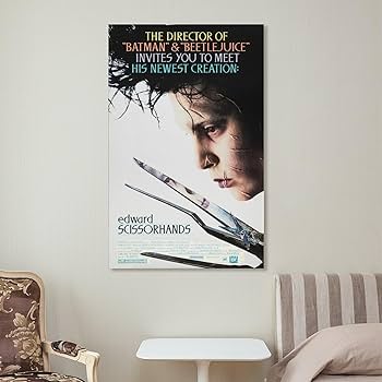 Amazon.co.jp: Edward Scissorhands作品映画シザーハンズ映画ポスター