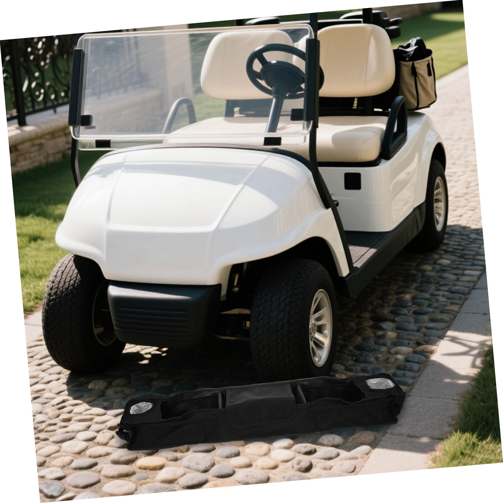 Organizador de Almacenamiento para Carrito de Golf Negro Plegable