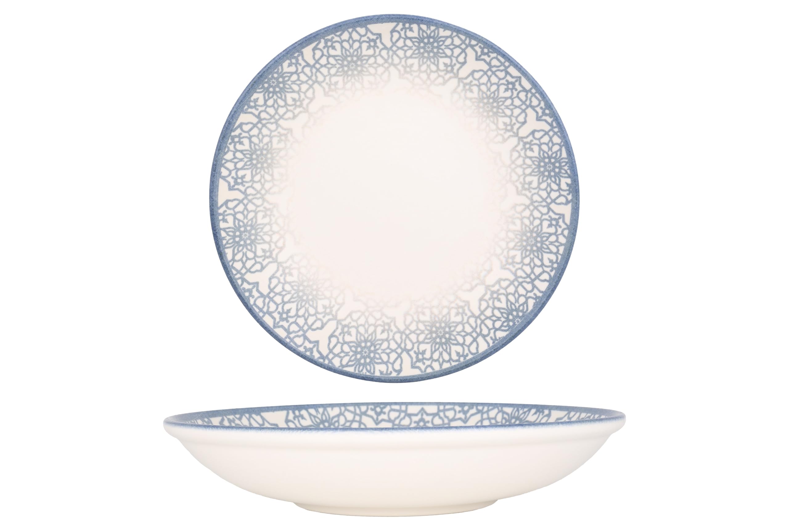 Kütahya Porselen Juegos de vajilla (Large) - Casa Blue - 24 piezas - 6 Personas - Porcelana