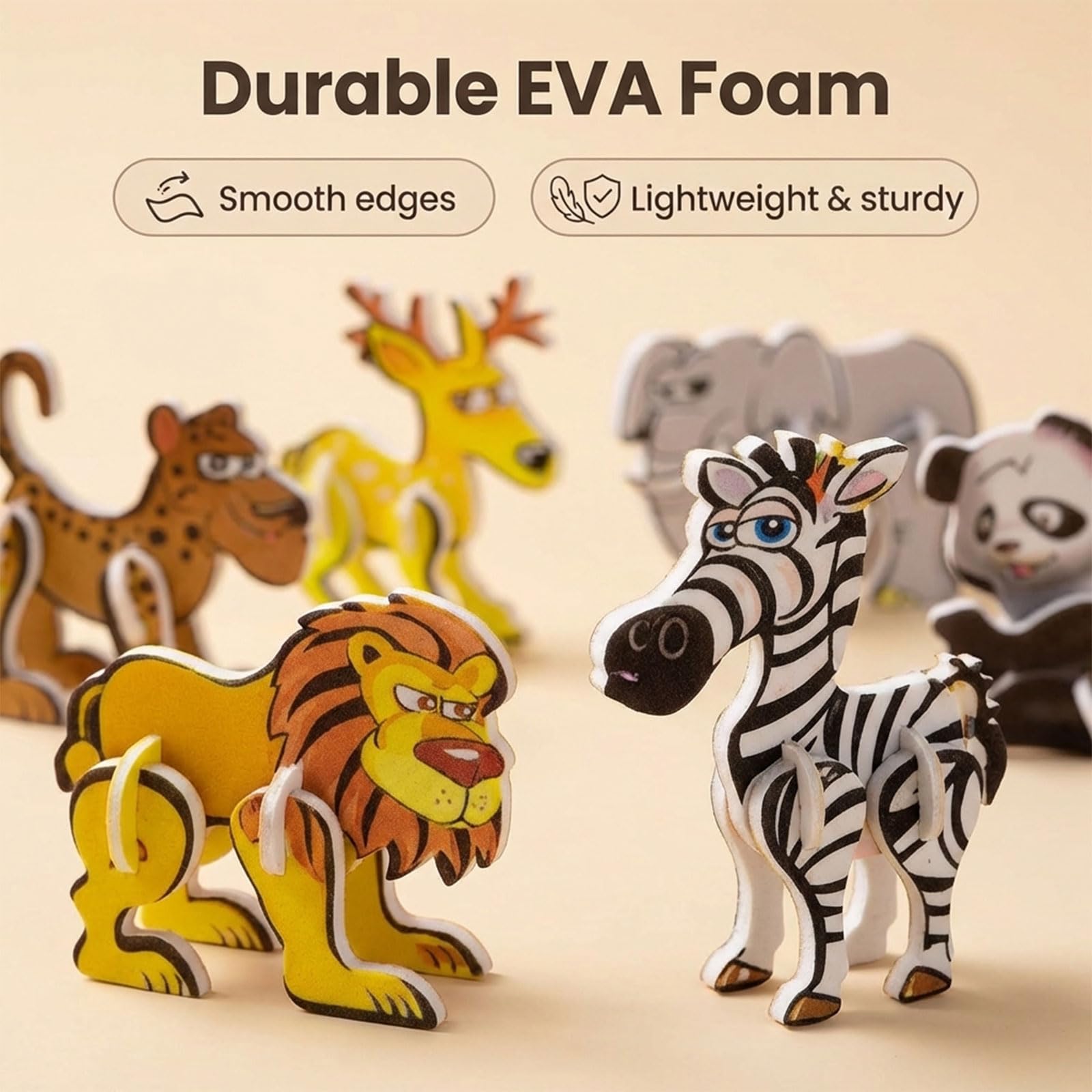 Rompecabezas De Madera 3D 8 Imágenes Rompecabezas De Dibujos Animados Doble Cara Para Ninos Almacena Sweethay Fn003420 01