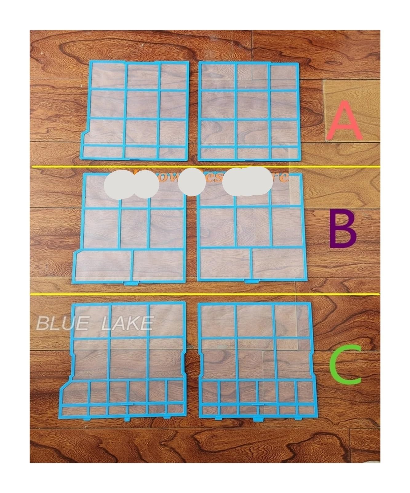 Juegos De Filtros De Aire Acondicionado, Compatibles Con Hitachi, Varios Modelos (1p/1,5p/2P) | A 31.5x L29.8 R28.5