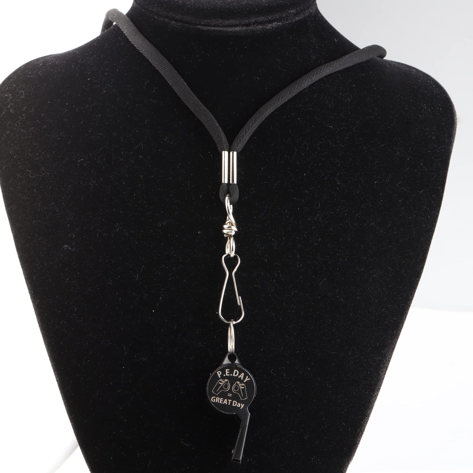UJIMS PE Teacher Whistle Physical Education Teacher Appreciation Gifts Gym Teacher Gifts Whistle for Elementary School Coach (PETeacherBlackWhistle)