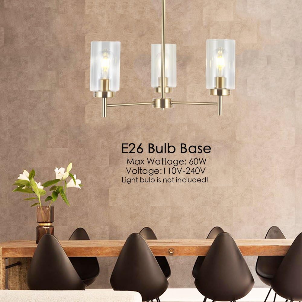 Buy 1 get 1 VINLUZ Contemporary 8-Light Large Chandeliers Modern Clear Glass Shades Pendant Lighting Brushed Nickel Dining Room Lighting Fixtures Hanging Adjustable Wire Semi Flush Mount Ceiling Lights New Product VINLUZ Contemporary 8-Light Large Chandeliers Modern Clear Glass Shades Pendant Lighting Brushed Nickel Dining Room Lighting Fixtures Hanging Adjustable Wire Semi Flush Mount Ceiling Lights
