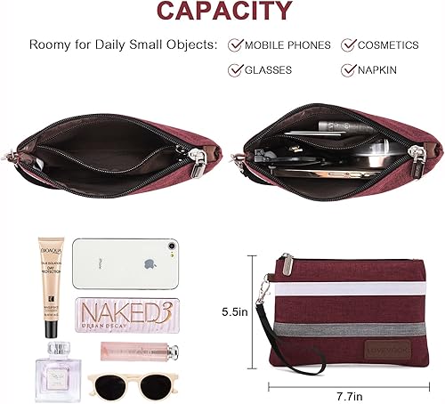 Miniatura 5 de LOVEVOOK Bolso de mano de trabajo para laptop para mujer, bolso escolar ligero e informal para laptop de 15.6 pulgadas, 2 unidades por juego