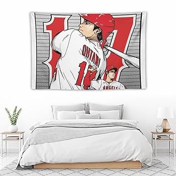 大谷翔平　タペストリーポスターセット Amazon.co.jp: 大谷翔平 ドジャースタペストリー 写真ポスター