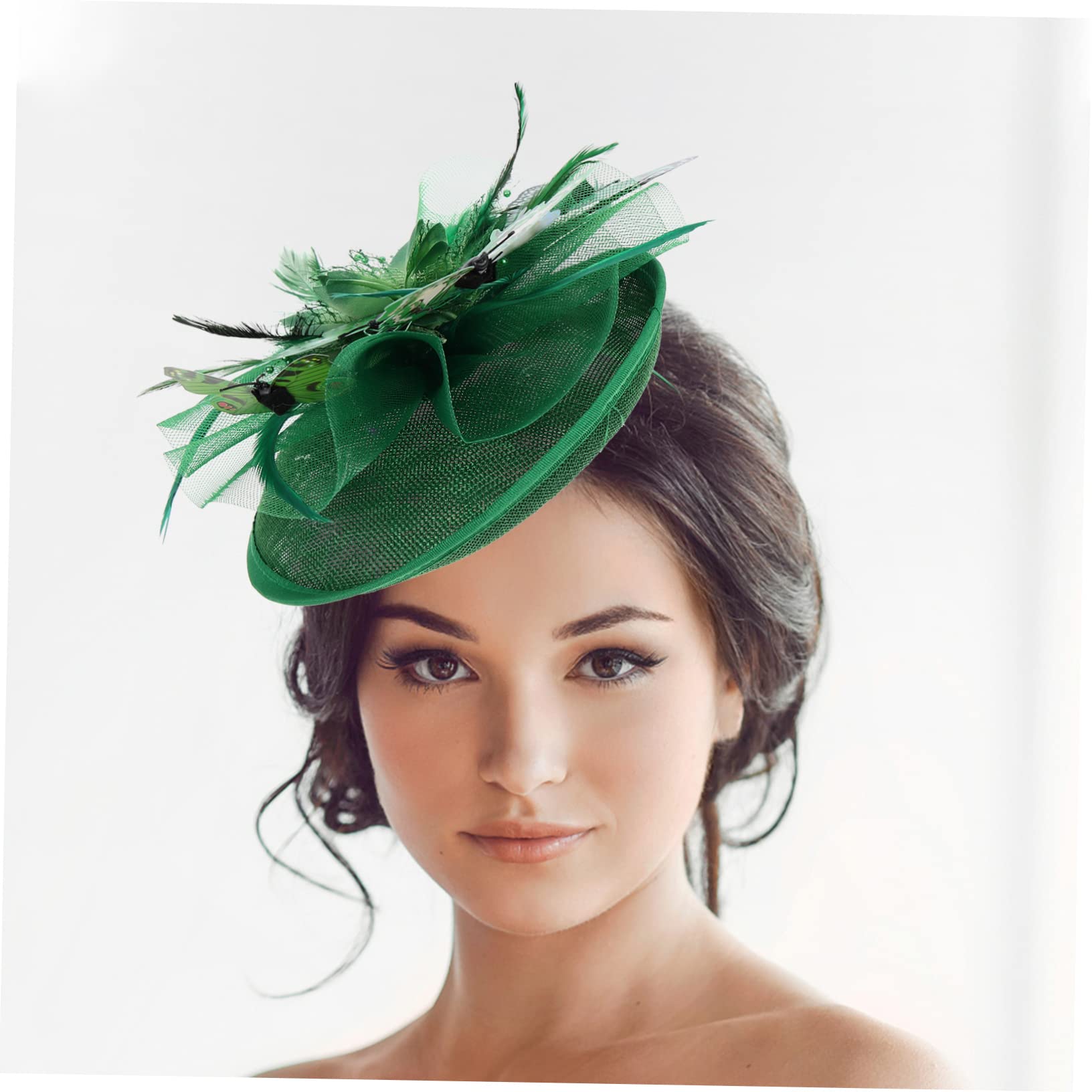 SOIMISS 3stücke Butterflies Fascinator Cocktail Hut Für Hochzeiten Und Teepartys Einstellbares Damen-haaraccessoire Bunten Farben Geeignet Für Festliche Anlässe Und Besondere Feiern