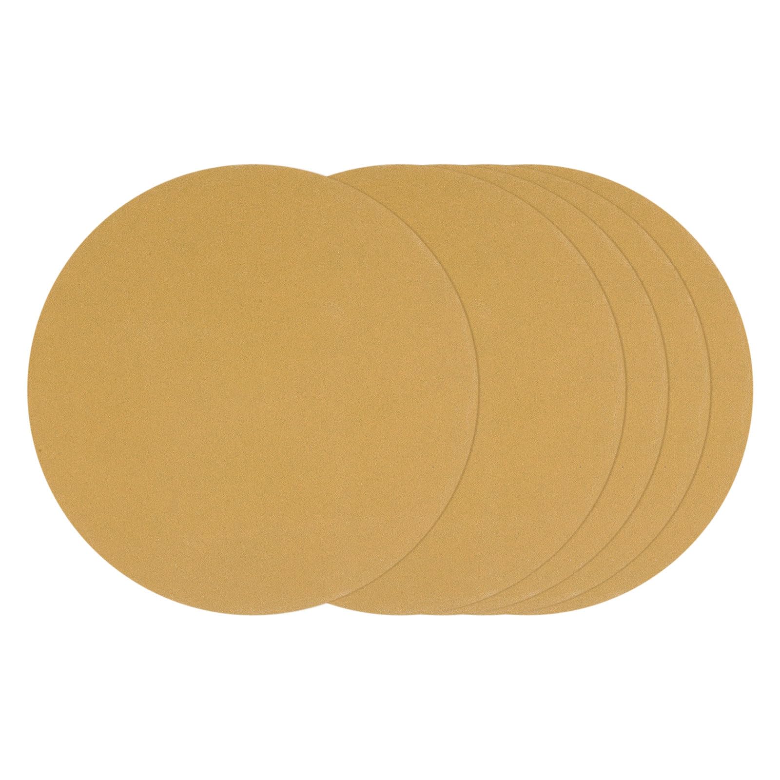 Kozelo 10 Pcs Sanding Discs 220 mm 180 Grit Hook and Loop Random Orbital Sandpapers Suitable for Drywall Sander Wood Metal Furniture, Yellow — image 1
