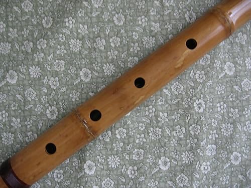 1.8 Pentatonic Shakuhachi sin Root End 5 Agujeros - Instrumento Zen Tradicional Notas reproducidas DFGAC