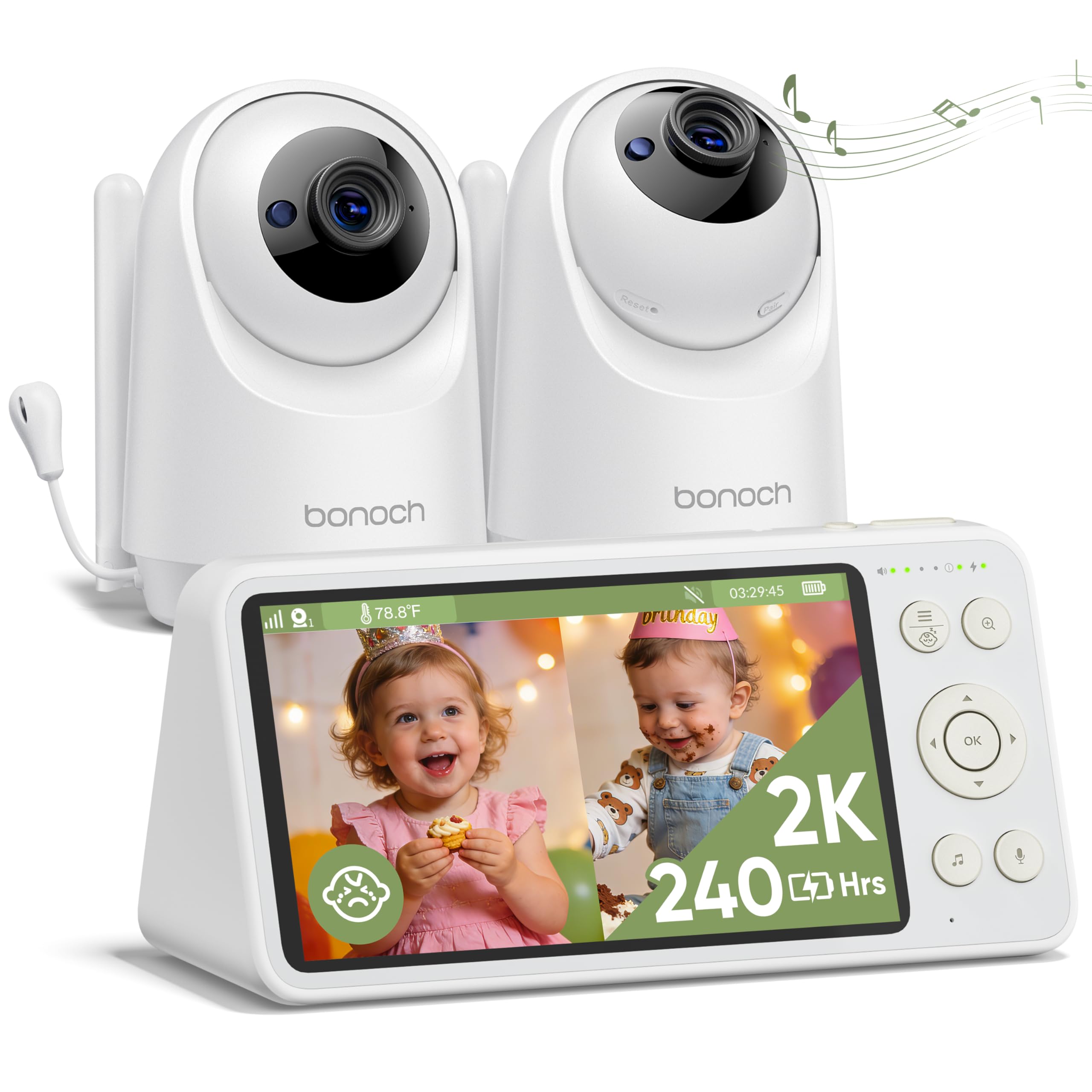bonoch 2K Baby Monitor
