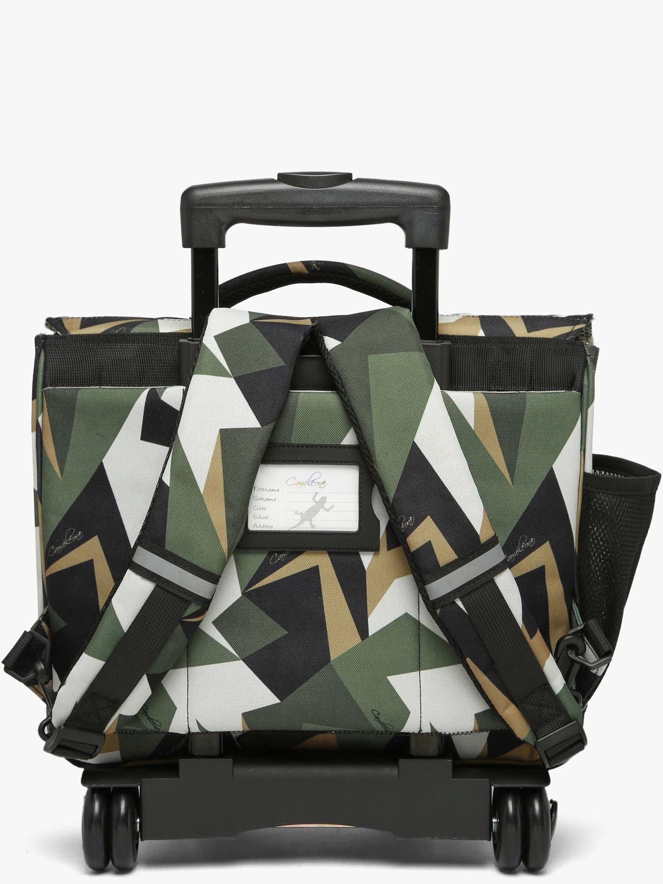 Cameleon Cartable scolaire à roulettes enfant Multicolore 38 cm Ligne Futur Intérieur 2 compartiments. Idéal pour l'école primaire : le CP, CE1, CE2. Pour fille et garçon.