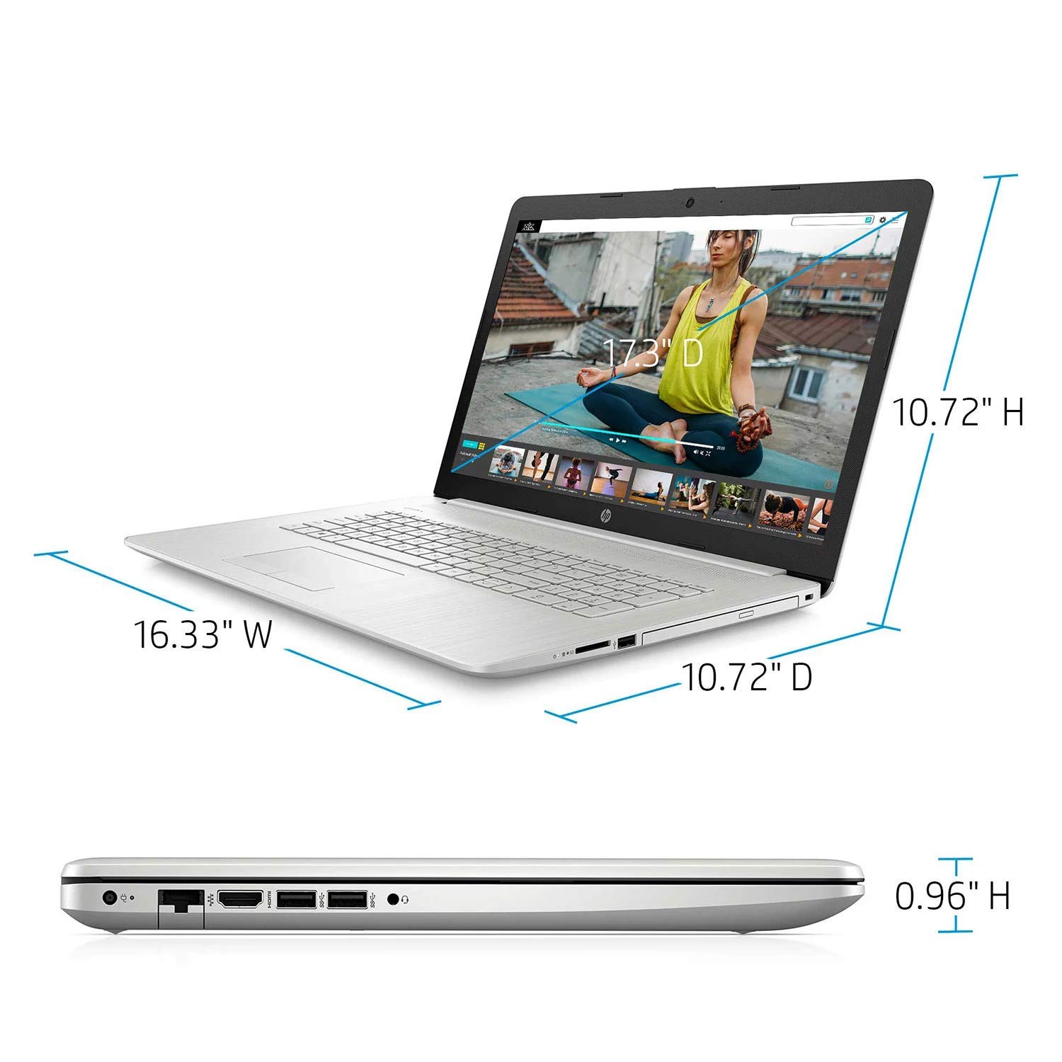 訳有 17インチ HP i5 256G/SSD 8G 1920x1080 Amazon.com: HP 17.3