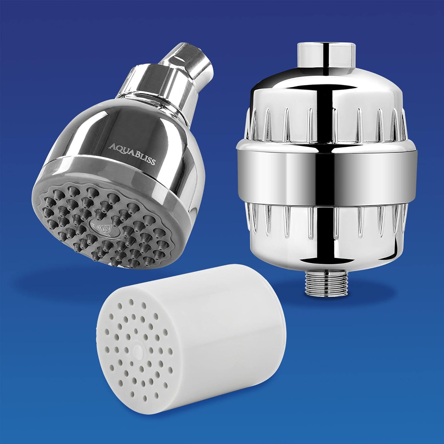 AquaBliss SF220 MultiStage Shower Filter w/Replaceable Cartridge