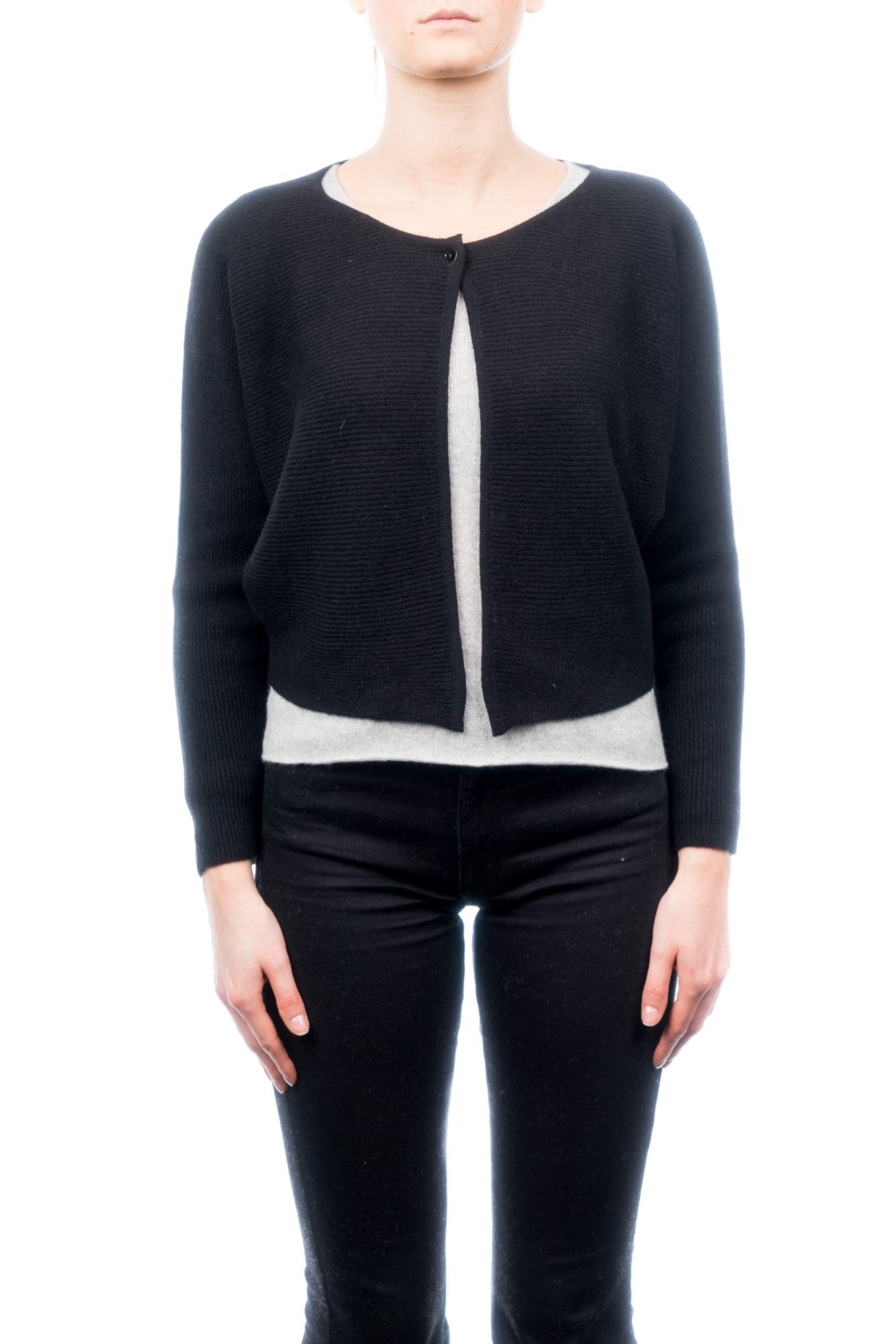 DALLE PIANE CASHMERE Cardigan Donna 100% Cashmere | Maglione caldo e morbido per autunno e inverno, elegante da regalare per lei e per lui, autentico lusso Made in Italy