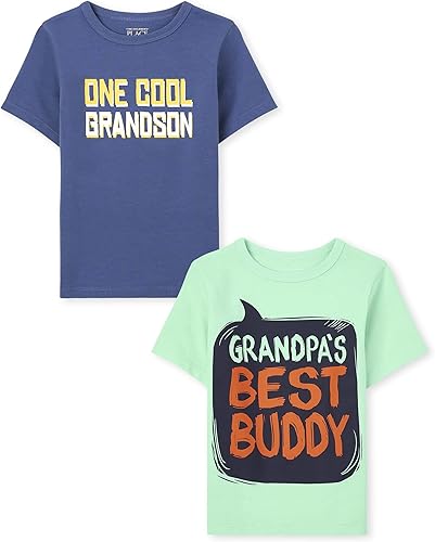 Miniatura 4 de The Childrens Place Camiseta gráfica de manga corta para bebés y niños pequeños