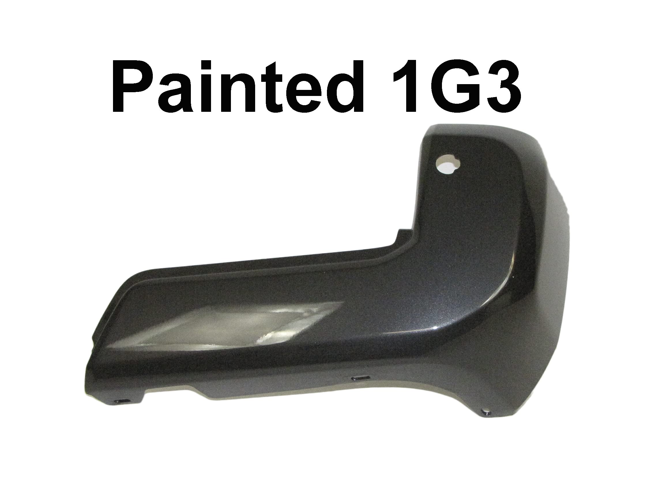 REAR BUMPER END PAINTED Magnetic Gray Metallic 1G3 WITH SENSOR HOLE RH TO1105138