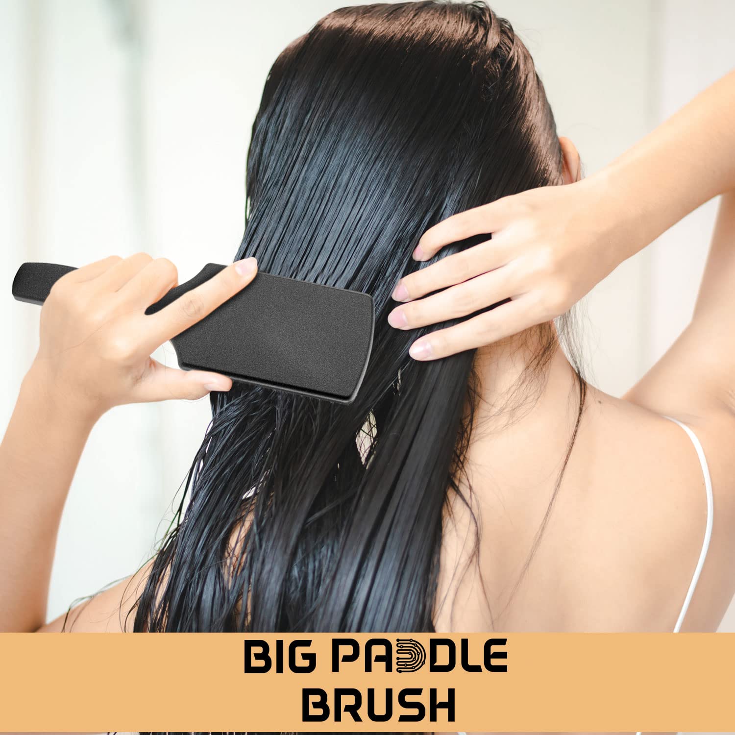 Vega Professional Big Paddle Hair Brush (VPMHB-15) Black