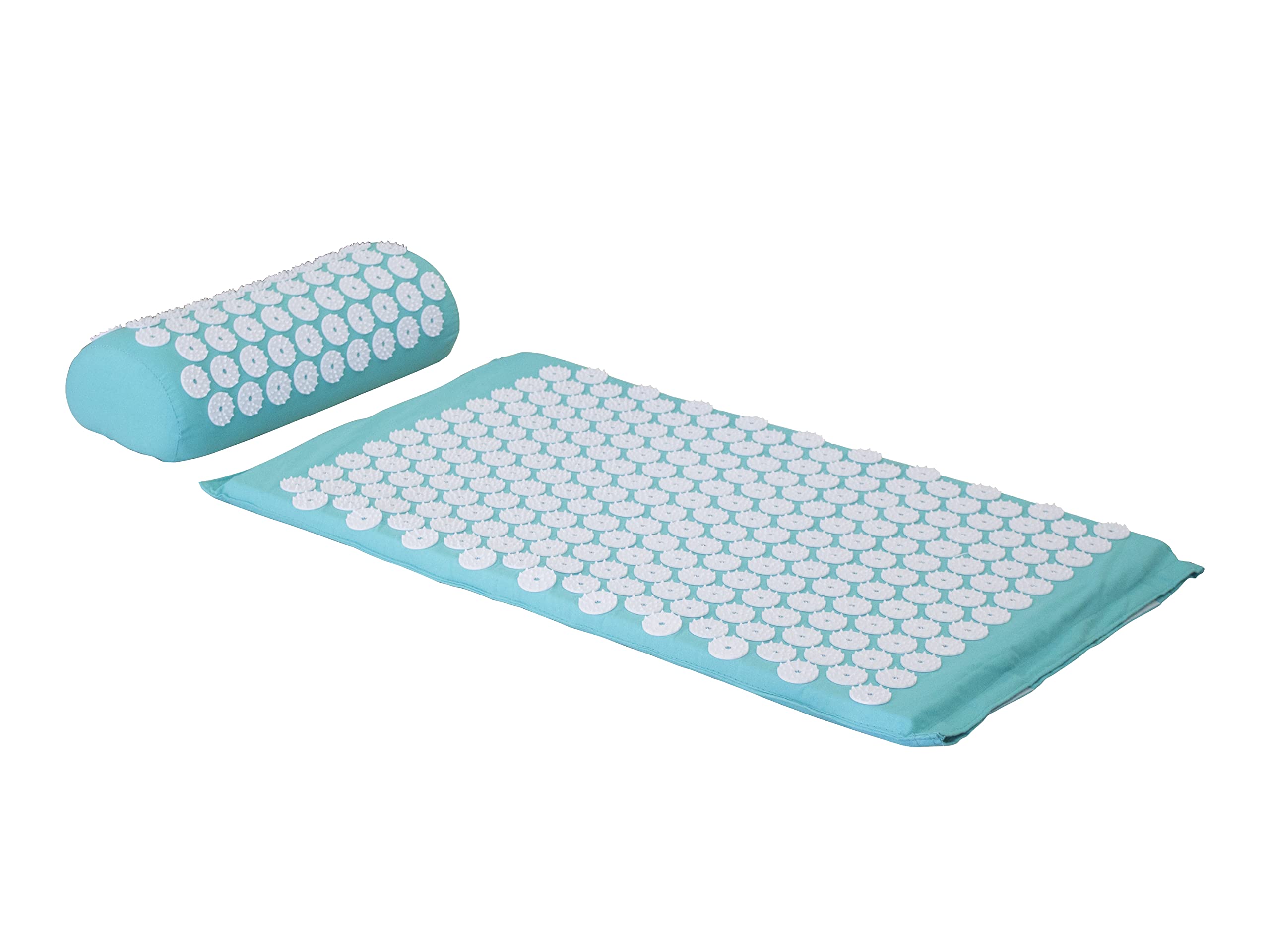 BEPER C301ACC001 Tapis d'acupression avec Coussin Tapis d'acupression, Amovible, Lavable, Tissu de Coton, Réduit Les tensions Musculaires, Le Stress, Améliore la Circulation.