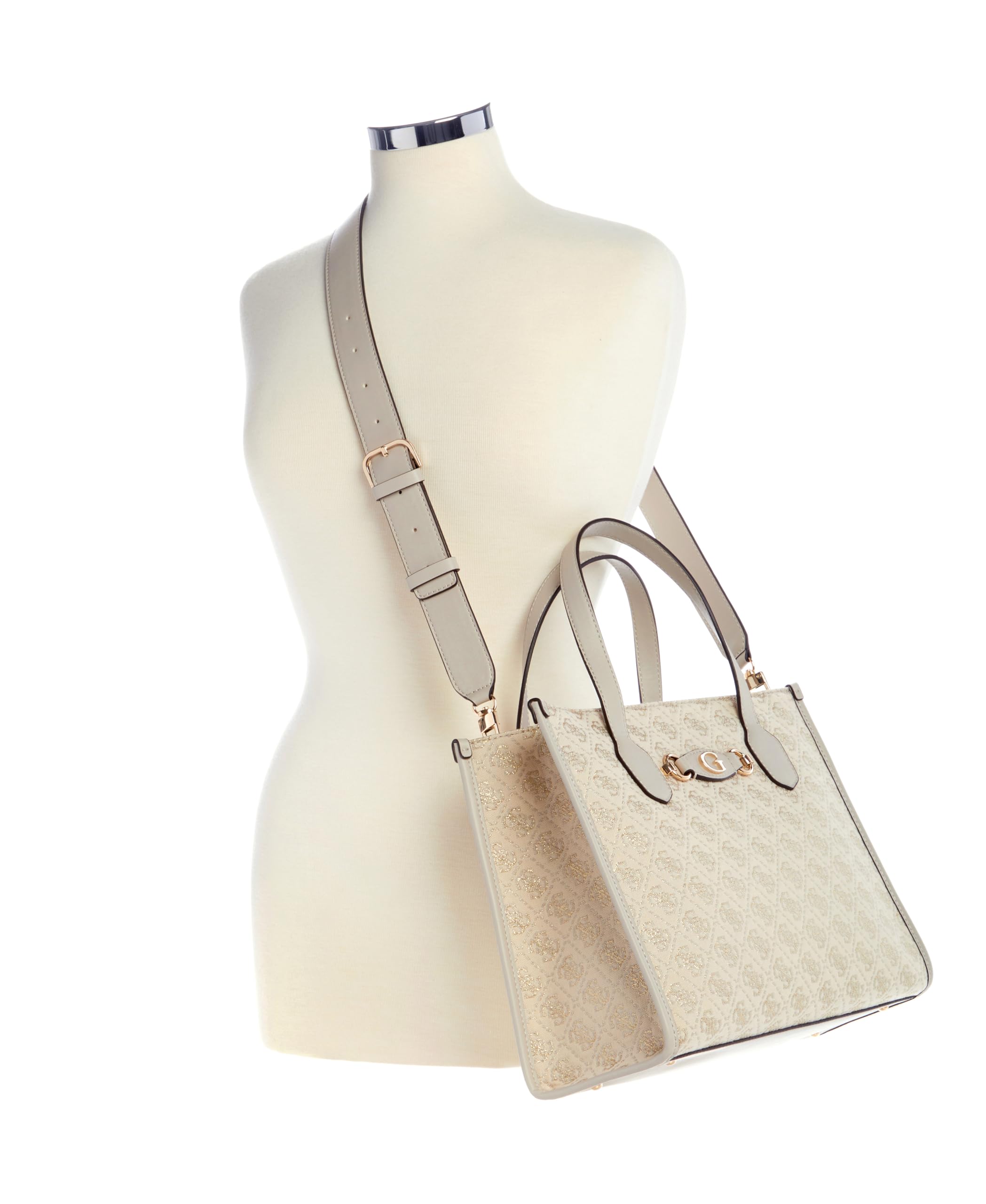 Sac à Main Guess Isia - Fourre-tout Tendance Camel Multi - Neuf Avec étiquettes - Style Satchel