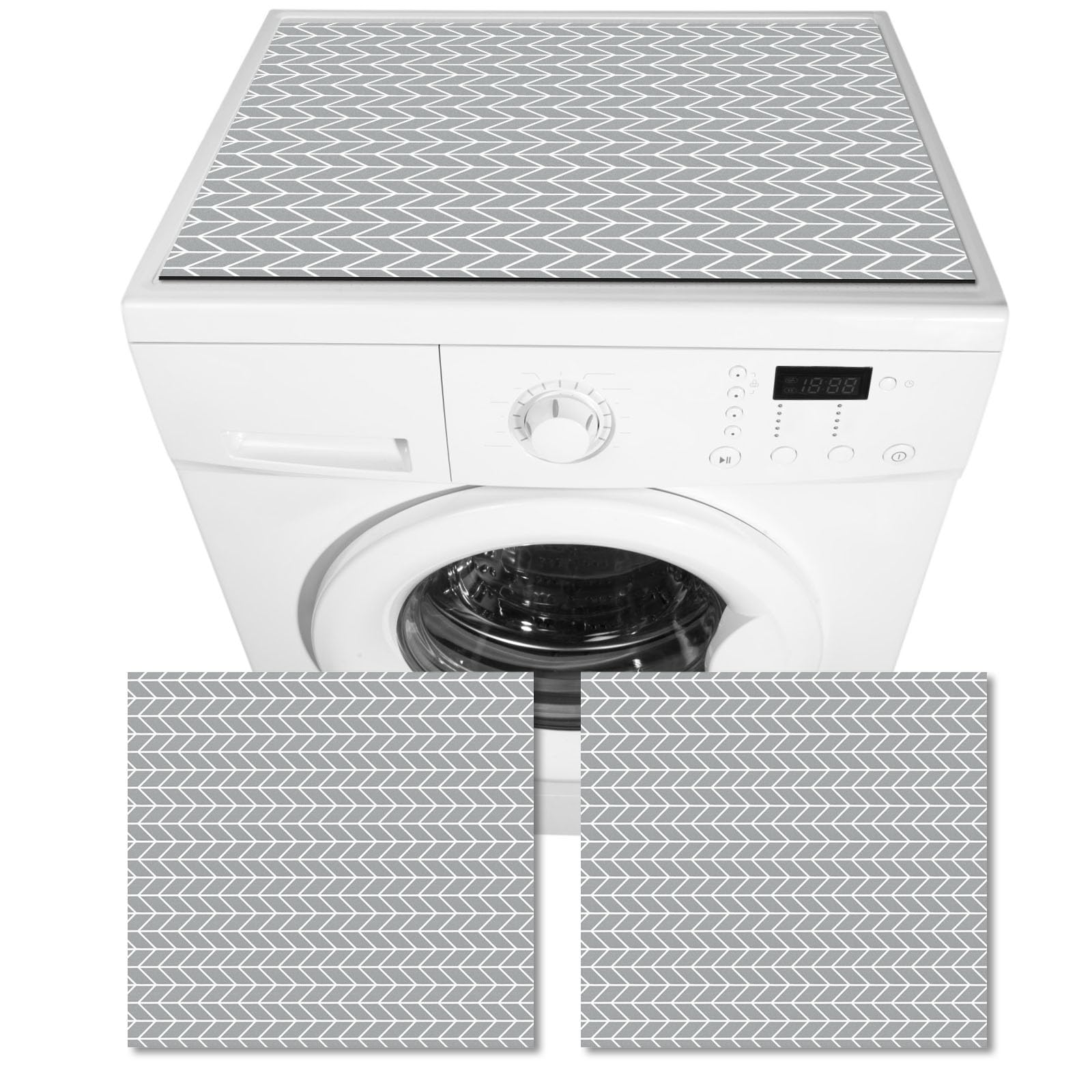 Copertura 137x68 Cm Copertura Per Lavatrice E Asciugatrice Antiscivolo E Impermeabile Taglia 745639
