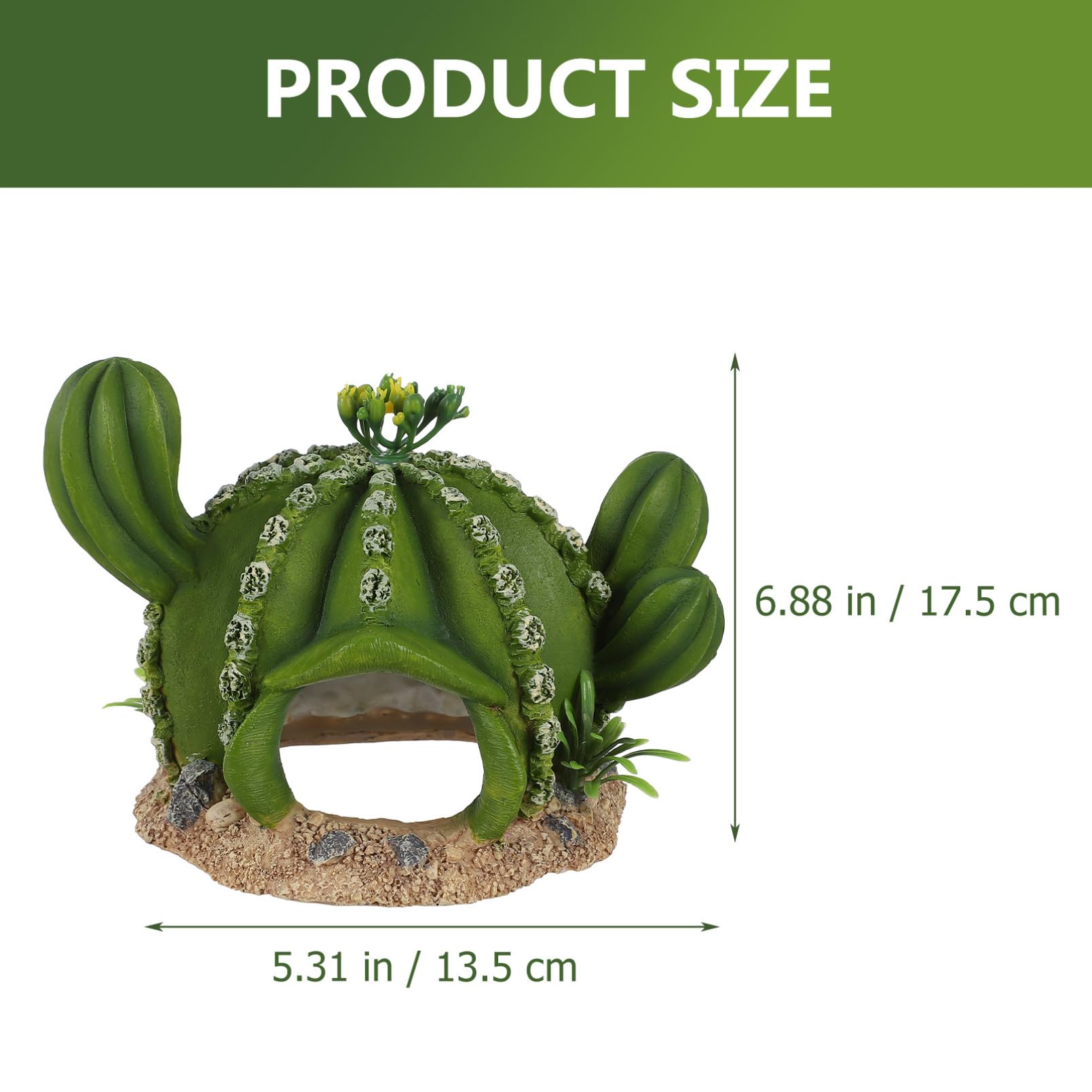 INOOMP 2 Pezzi Di Piante Di Rettili Decorazioni Per Cactus Nascondigli Per Rettili Accessori Per La Scatola Di Alimentazione