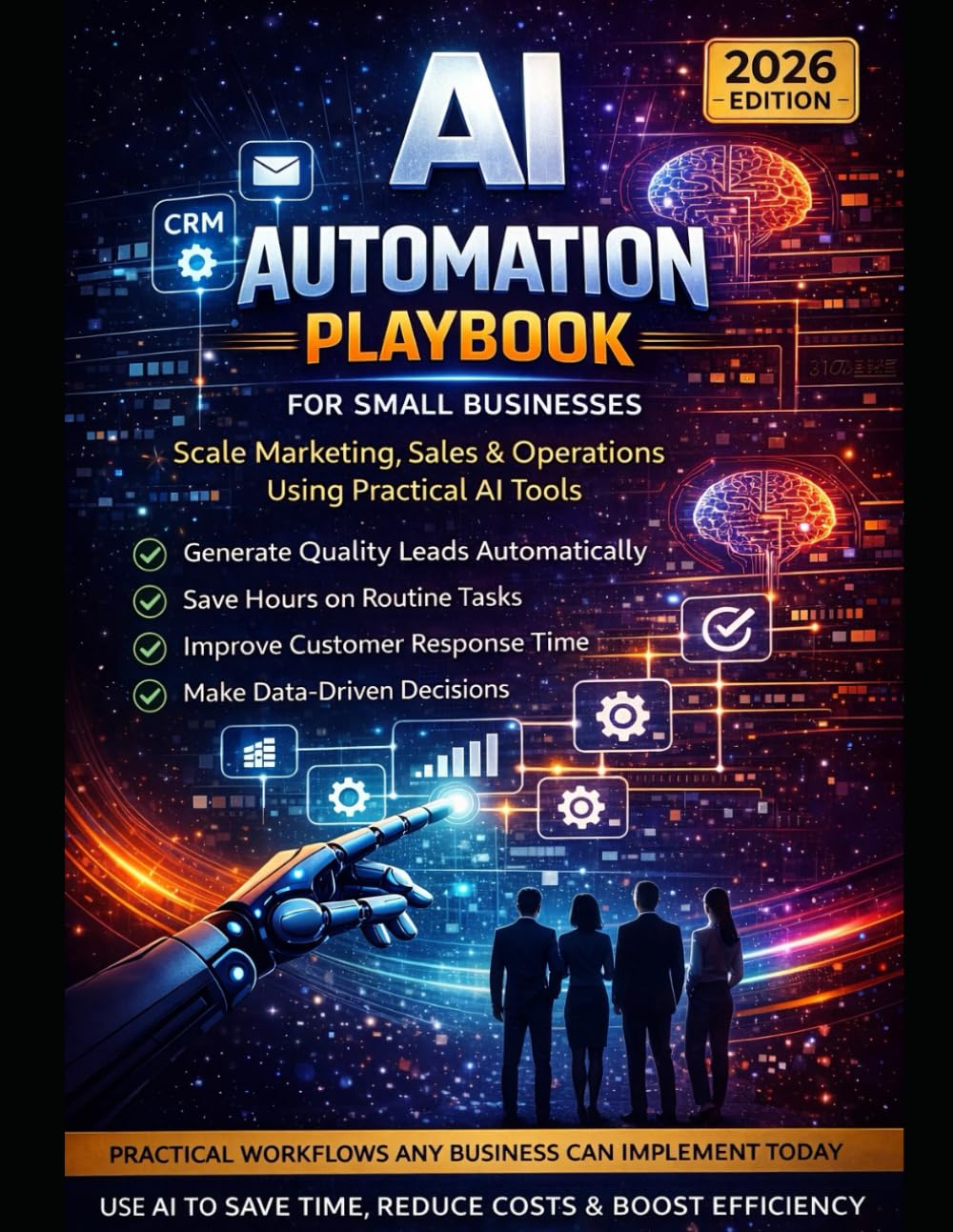 AI Automation Playbook for Small Businesses (2026 Edition): How to Automate Marketing, Sales, Operations, Hiring, and Customer Support Using Practical AI Tools