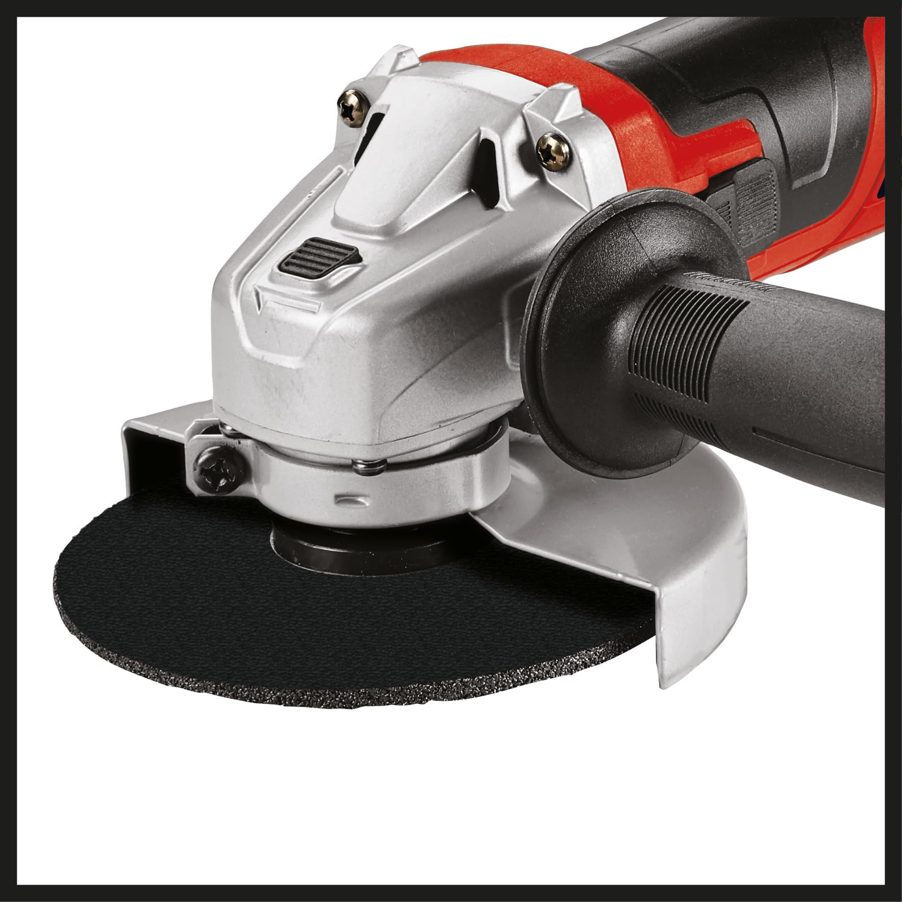 Einhell Smerigliatrice angolare TC-AG 125/850 Kit (850 W, 12.000 min-1, max. profondità di taglio 28 mm, max. diametro del disco 125 mm, 3 dischi da taglio, 1 disco di levigatura e 1 borsa)