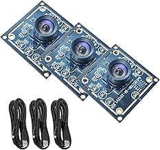 CISSIYOG OV9732 Camera Module, Pack of 3 100 Degree Camera Module, Compatible with Autodart Camera System, 1280 x 720, with 3 Metre Cable, USB Driver