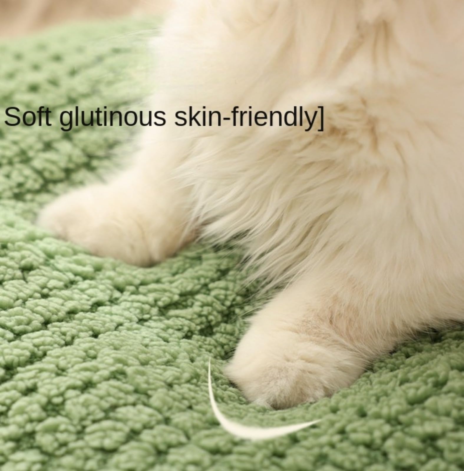 Kitten Bed zacht kat grot warm pluche donut knuffel kalmerende bed draagbare puppy kennel kussen wasbare huisdier matten voor kat en kleine hond-L-wit