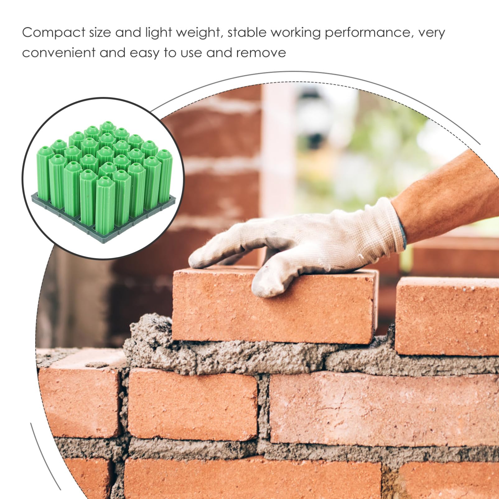 HOLIDYOYO 100Pcs Drywall Anchors with Self Tapping Screws Durable Expansion Anchors for Board and Walls for Home Improvement and Space Optimization