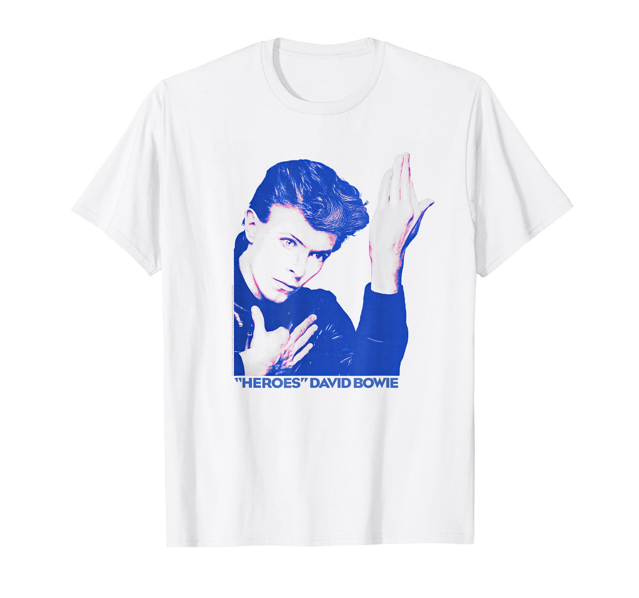 David Bowie - Heroes T-Shirt : Amazon.co.uk: Fashion