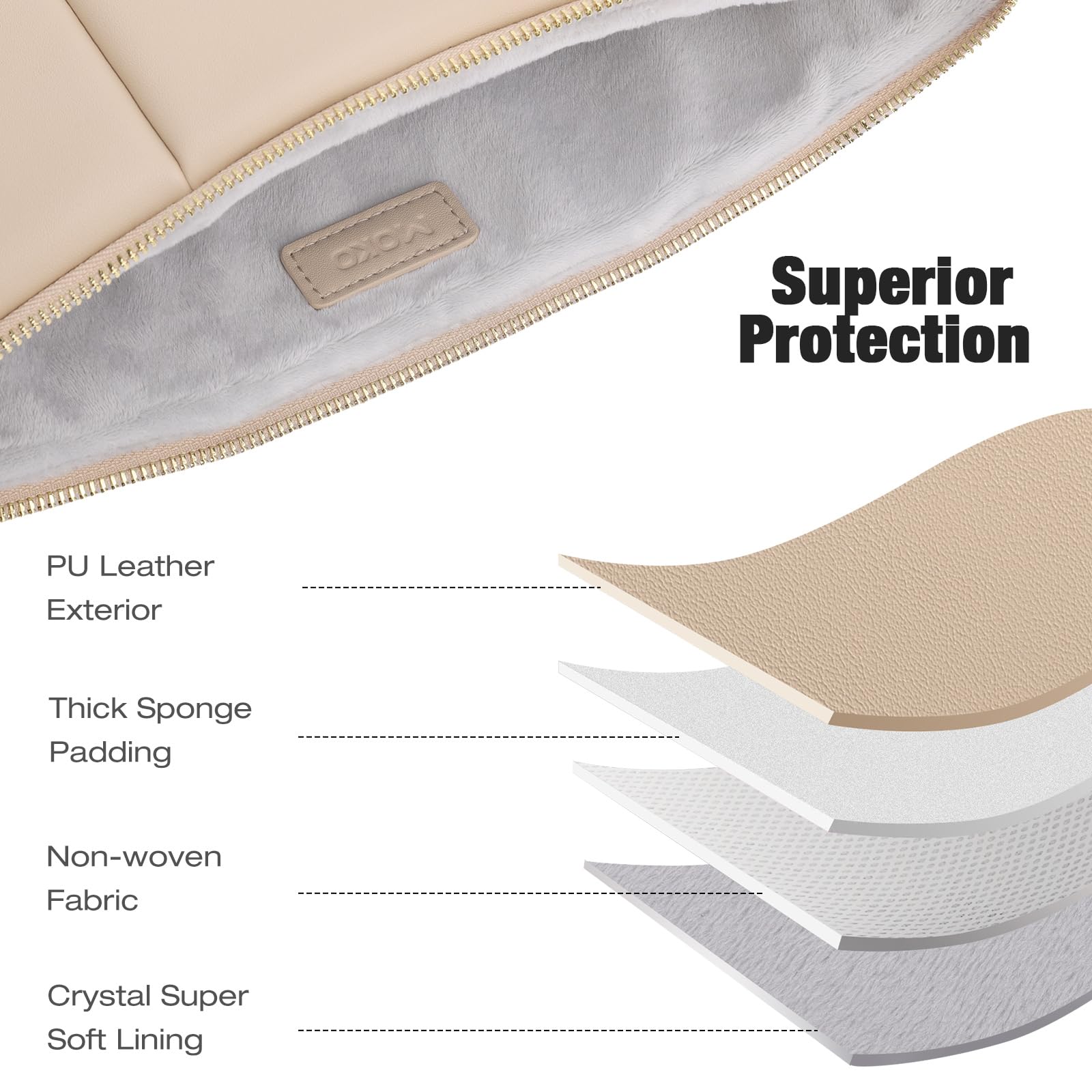 MoKo 12.9 Inch Puffy Tablet Sleeve Bag For IPad Pro 12.9 Inch, New IPad Air/Pro 13 Inch 2024, Tab S8/S9 Plus 12.4,Quilted Puffer Pillow Case With Shoulder Strap,Sling Crossbody Bag For