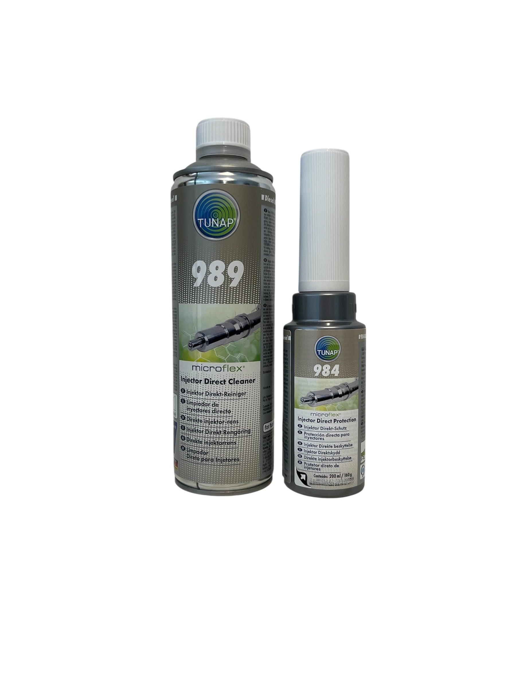 TUNAP - Kit de aditivos 989 984 regenerador completo para la limpieza de sistemas de inyección diésel