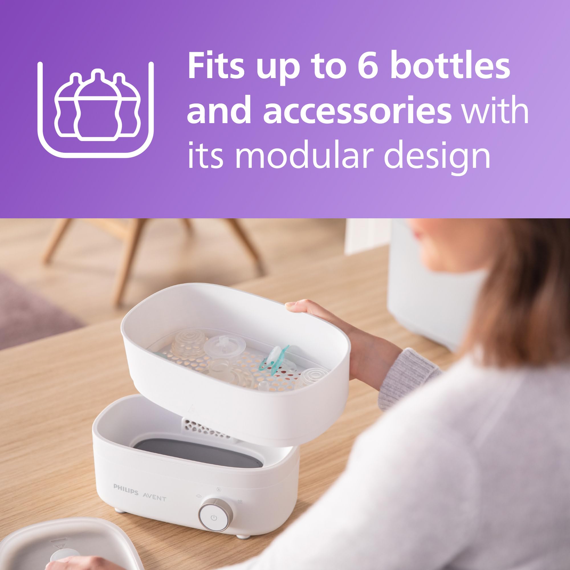 AVENT Premium Electric Steam Sterilizer and Dryer for Baby Bottles AVENT Premium Electric Steam Sterilizer and Dryer for Baby Bottles