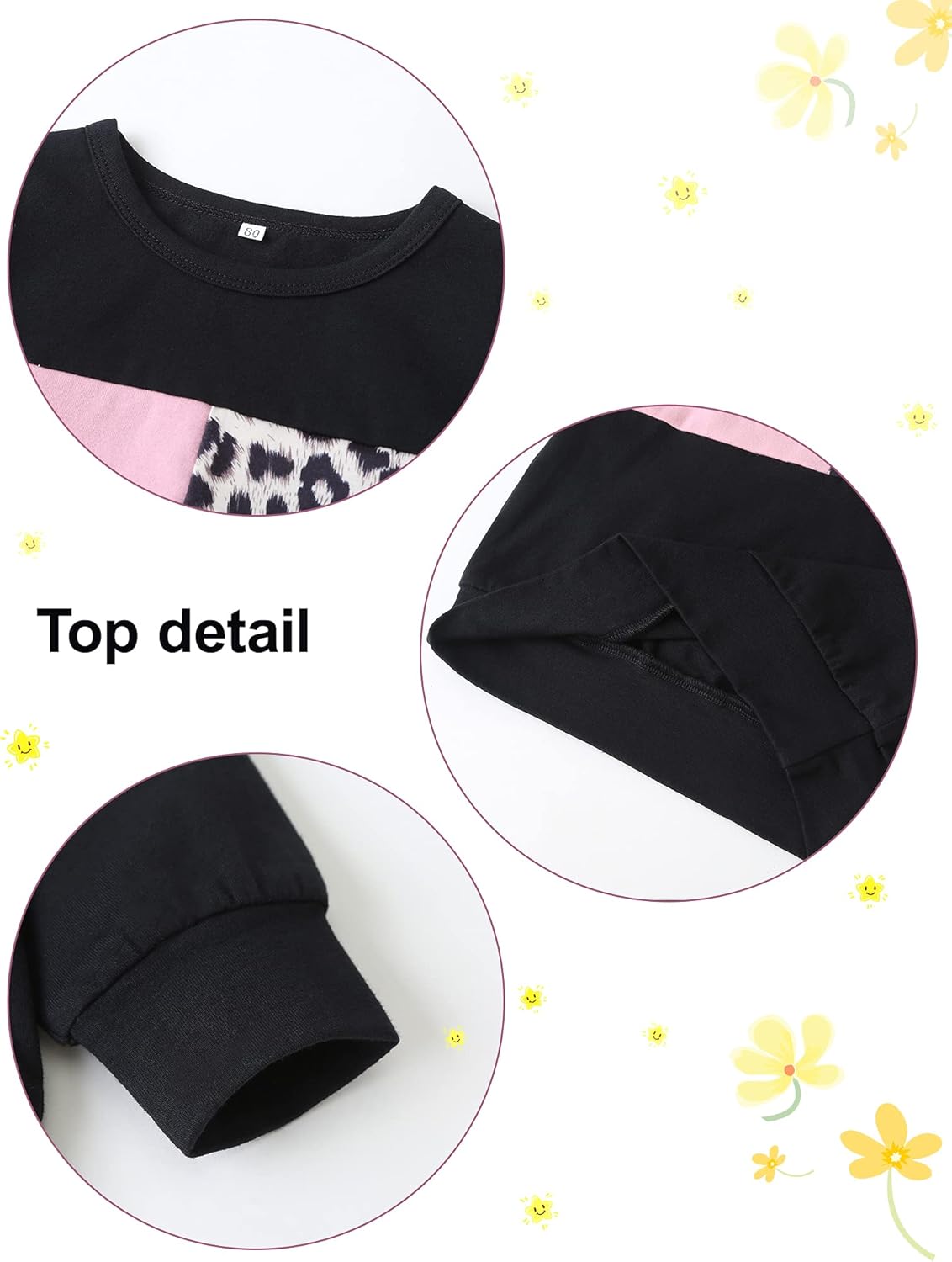 WESIDOM Baby Girl Clothes Sets, 2pcs Autumn Long Sleeve Clothes Outfits Toddler Girl Sweater Sets - Image 5