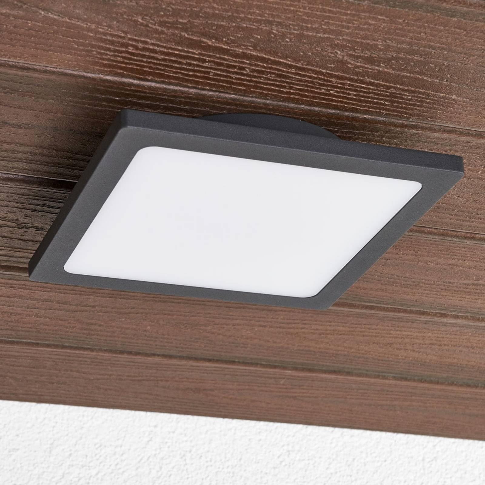 Plafonnier LED Extérieur Embla - Luminaire Moderne IP54 Pour Terrasse, Jardin, Balcon