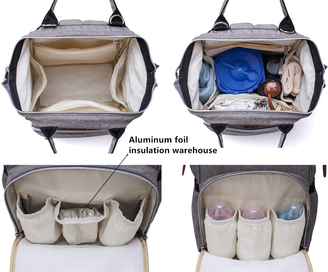 Diaper Bag Backpack for Baby Boy Girl, Multi-Function Diaper Bag for Baby Care,Diaper Bags Essentials for Mom, Dad - Image 5